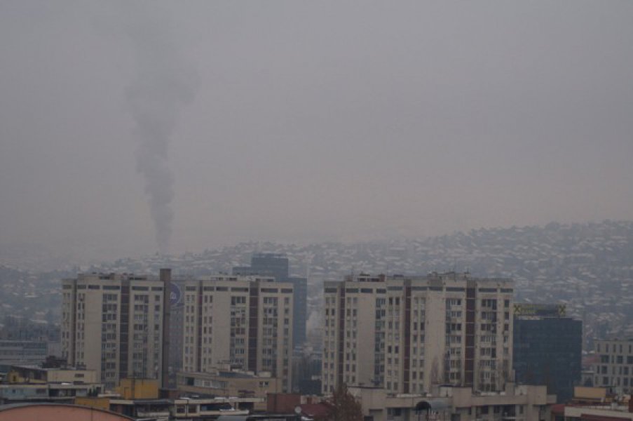 Sarajevo u smogu/Foto:Anadolija