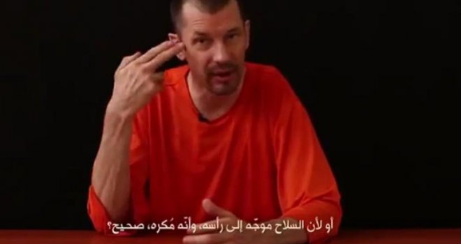 Pogledajte obraćanje zarobljenog novinara Johna Cantlieja: 'Iznenadit ćete se šta ću vam reći...'