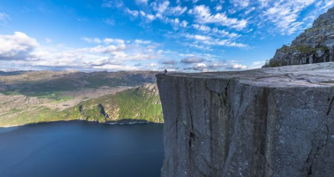 Norveški planinar išao uobičajenom planinskom rutom, a onda snimio zastrašujući prizor