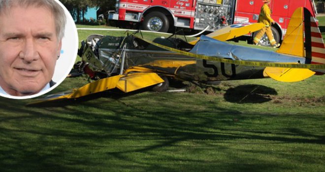 Glumac Harrison Ford povrijeđen u padu aviona kojim je upravljao