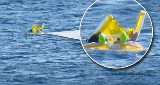 Roditelji se sunčali: Beba u igrački na napuhavanje otplovila kilometar od obale