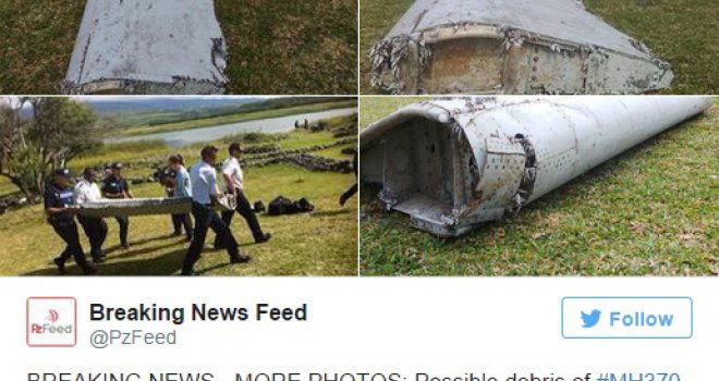 Istraga tvrdi: Pronađena olupina u Indijskom okeanu je ostatak malezijskog aviona