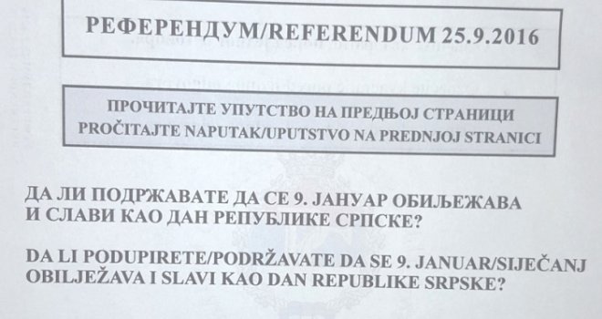 Referendum bez posmatrača: Glasačka mjesta širom Republike Srpske otvorena od 7:00  sati