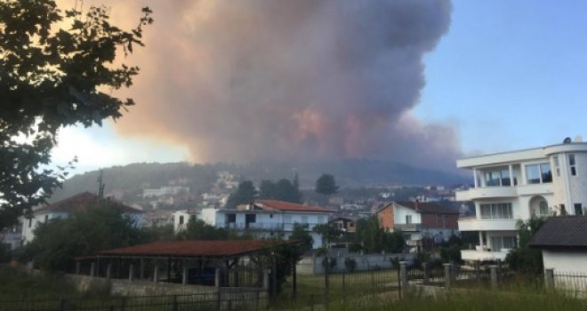 U požaru u Ulcinju izgorjele dvije kuće
