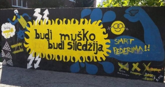 Vandalizam u Sarajevu: 'Budi muško, budi siledžija'!