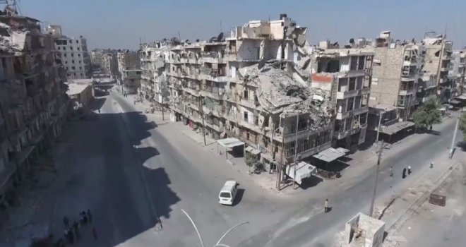 Jezivi snimci iz zraka: Nekada razvijeni Halep danas izgeda ovako... Pretvoren u prazne ruševine!