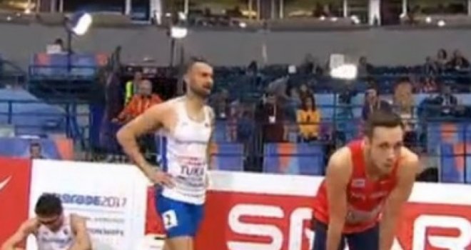 Amel Tuka u polufinalu trke na 800 metara na EP-u u Beogradu