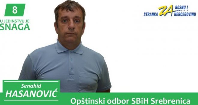 SBIH suspendirala člana Senahida Hasanovića zbog neizvršenja sljedećih obaveza i stavova