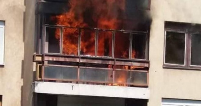 Improvizirani produžni kablovi uzrok požara u stanu na Dobrinji