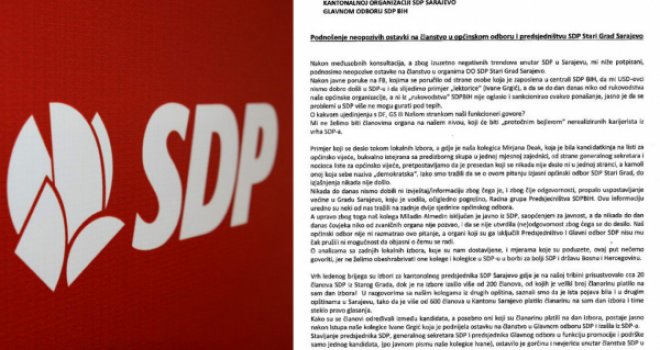 Sedam članova demostrativno  napustilo SDP Stari Grad