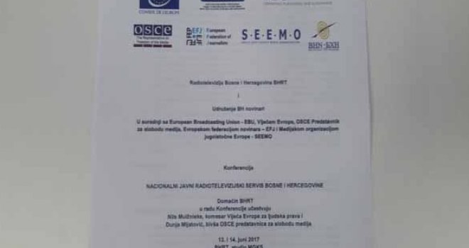 Usvojene preporuke i hitne mjere za spas BHRT-a i javnog servisa u BiH