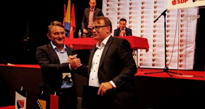 Socijaldemokratska partija BiH i Demokratska fronta potpisali Okvirni plan zajedničkog djelovanja