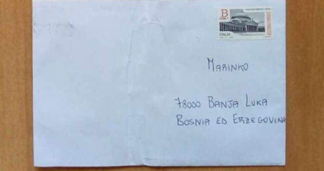 Zanimljivo pismo: Traži se Marinko iz Banjaluke