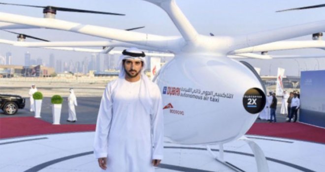 Dubai testirao prvi leteći taksi bez vozača: Rezervacije putem telefonske aplikacije