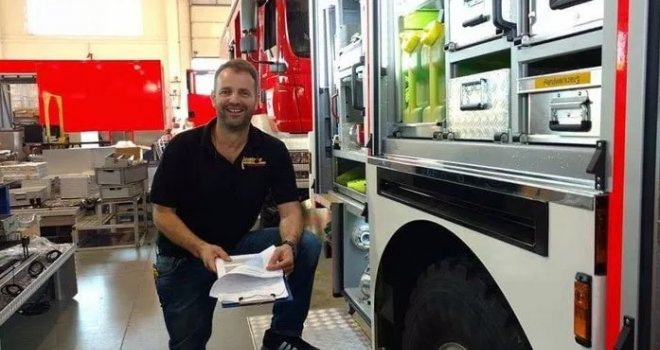 Suad Bešlić se vratio iz Njemačke i počeo proizvoditi vatrogasna vozila za svjetsko tržište