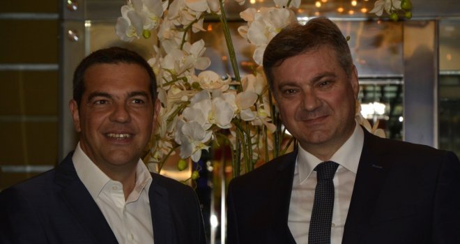 Zvizdić se sastao u Mostaru s Tsiprasom, grčki premijer morao hitno nazad zbog golemog požara kod Atine