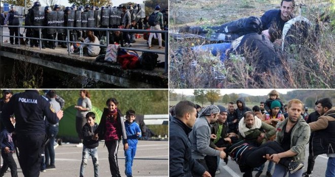 Dramatični prizori pokušaja proboja migranata: Pogledajte kako je protekao buran dan pun napetosti i sukoba