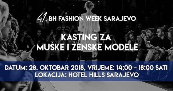 Poziv na casting za 41. Fashion Week  Sarajevo 2018: Kako se obući? Neka bude jednostavno! 