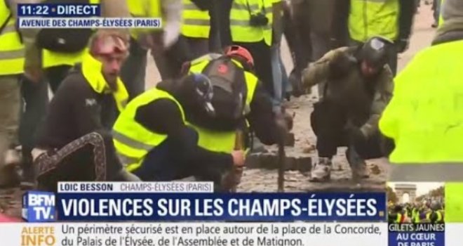 Francuzi nezadovoljni Macronom: Policija ispalila suzavac i koristila vodeni top protiv demonstranata