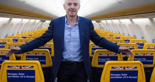 Michael O‘Leary, šef Ryanaira: Avionske karte bit će besplatne, a aviokompanija će zarađivati više