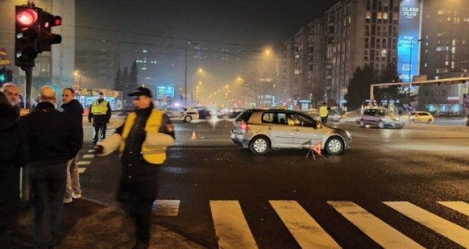 Saobraćajna nesreća u Sarajevu, pješaka oborio vozač taksija