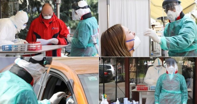 Novo u Zagrebu: Evo kako izgleda 'drive in' testiranje na koronavirus