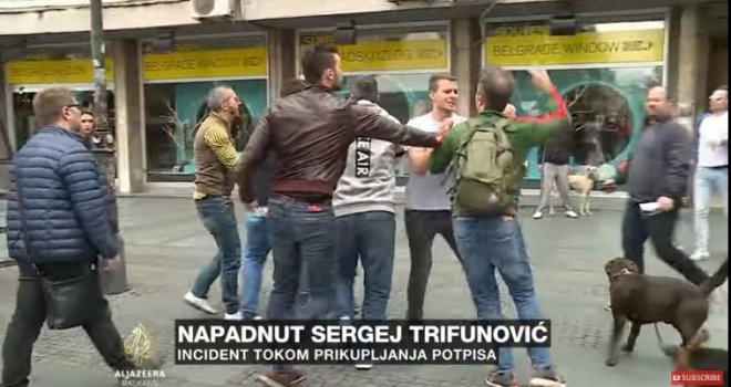 Sergej Trifunović pretučen u centru Beograda, napadač ga optužio da radi za Vučića!