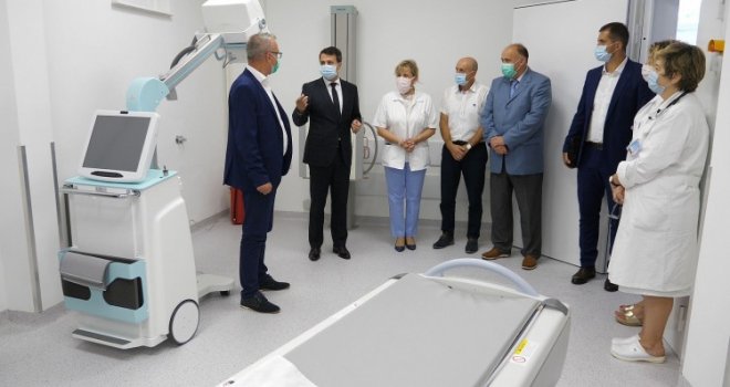 Kantonalna bolnica Zenica dobila novi covid rendgen odjel i intenzivnu njegu