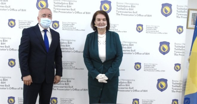 Prvi radni sastanak novog direktora SIPA-e Darka Ćuluma i glavne tužiteljice Gordane Tadić 