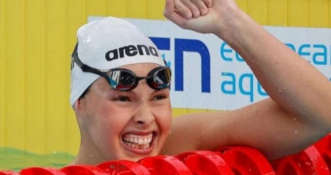 Bravo, Lana! Još jedno zlato za bh. plivačicu  na SP u Izraelu, najbolja i na 100 metara delfin!