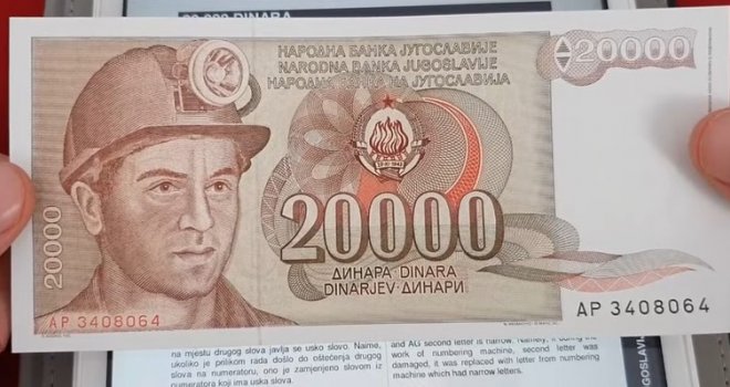 Alija (ni)je Alija: Mnogi misle da je na čuvenoj jugoslavenskoj novčanici od 20.000 dinara lik Alije Sirotanovića, ali... 