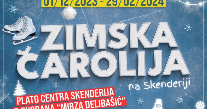 Centar Skenderija 1. decembra najavljuje svečano otvorenje 'Zimske čarolije'