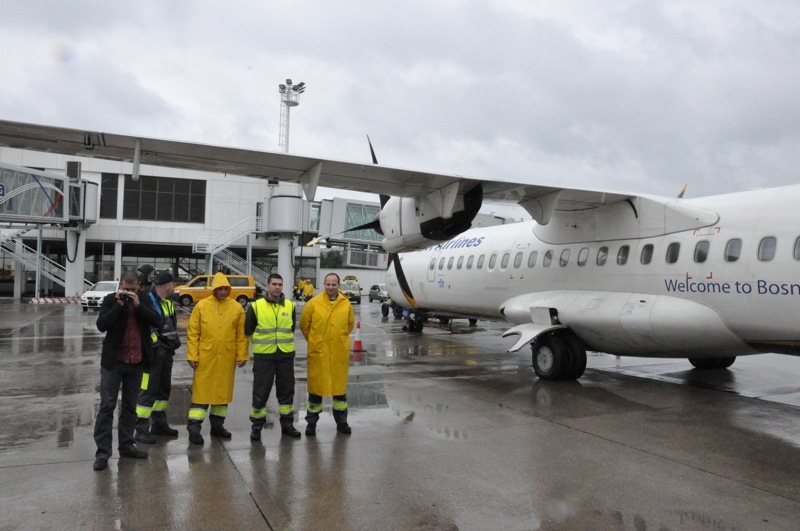 Prvi promotivni let domaće avio kompanije/ Foto: Matej SREPFLER