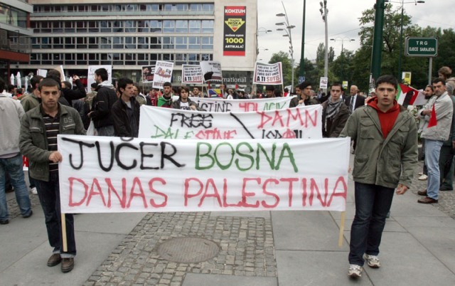 Protest podrške Palestincima u Sarajevu