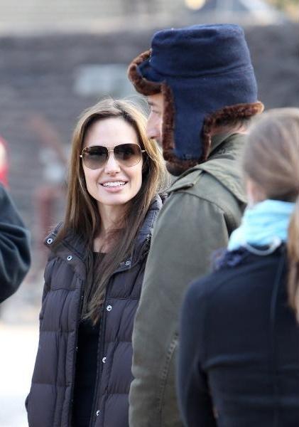 Angelina Jolie na snimanju filma u Budimpešti