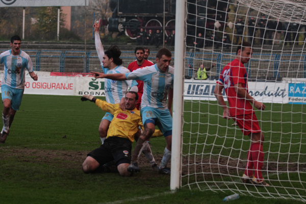 Željezničar-Borac; Foto: DEPO