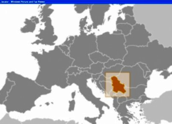 cia mapa srbija