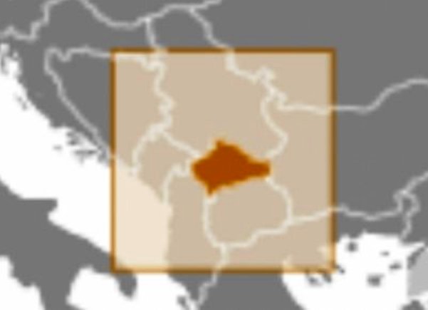 cia mapa srbije fles