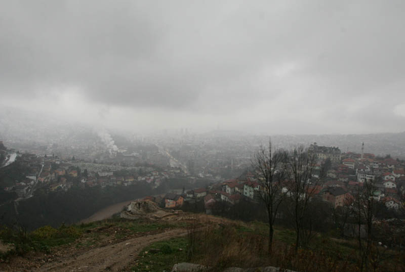 Sarajevo u smogu i magli/ Foto: DEPO