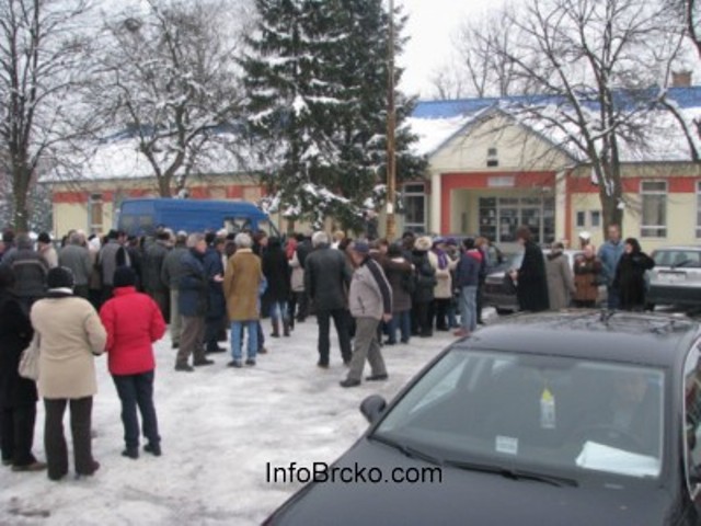 Brčko - protesti nezaposlenih radnika