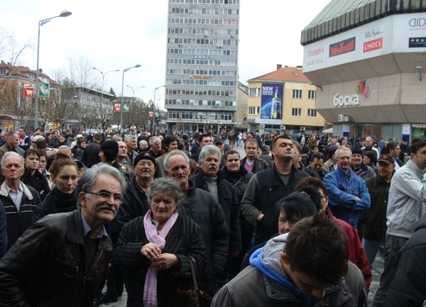 Glas naroda protest u Banjaluci 19.3.2011