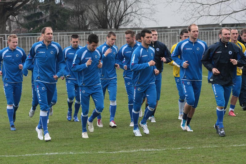 Trening reprezentacije BiH uoči susreta s Rumunijom