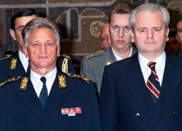 Momčilo Perišić i Slobodan Milošević