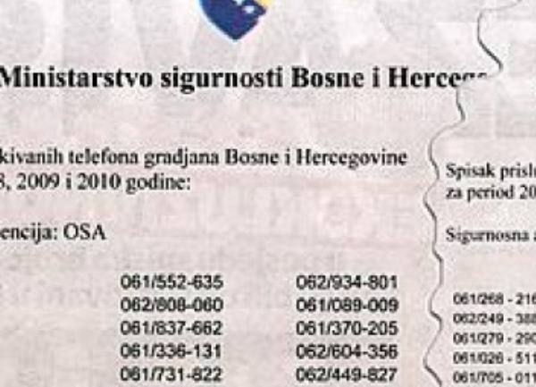 prisluškivanje dokument