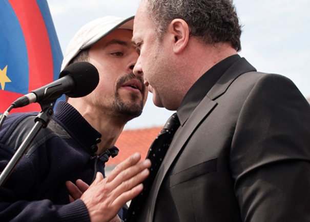 Željko Kerum na protestu podrške generalima u Splitu