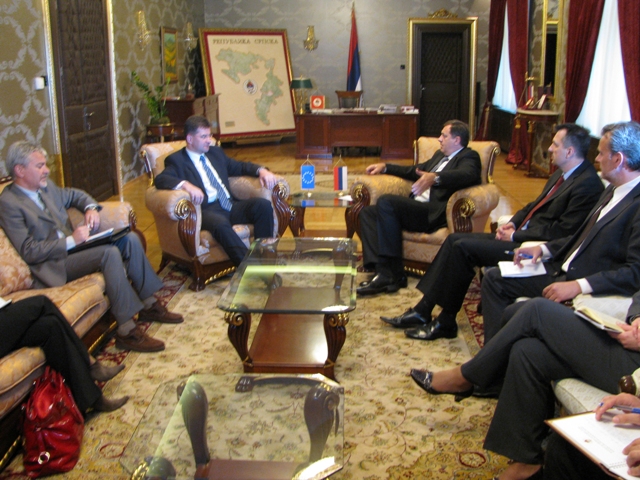 Dodik i Lajačak u Banjaluci/FOTO:SRNA