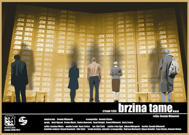Brzina tame plakat