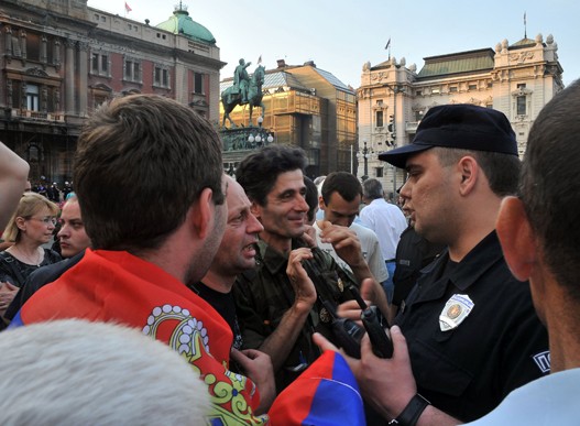 Protesti podrške Mladiću