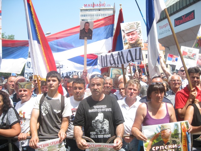 Miting podrške Mladiću u Banjaluci
