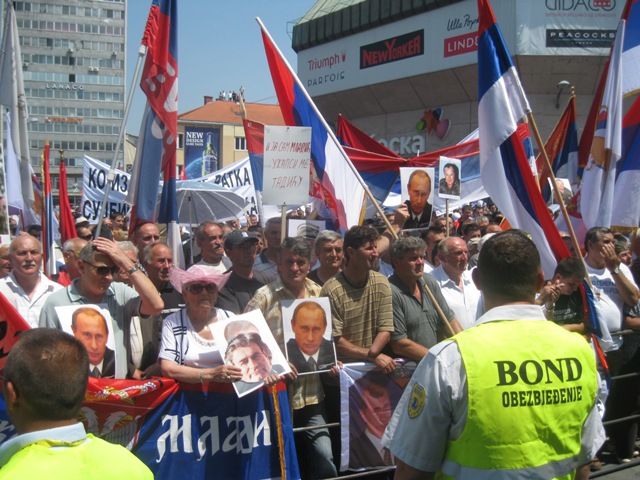 Miting podrške Mladiću u Banjaluci